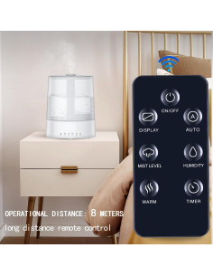 Control Remoto Reemplazo Humidificador Ultrasonico LEVOIT LV600HH 2