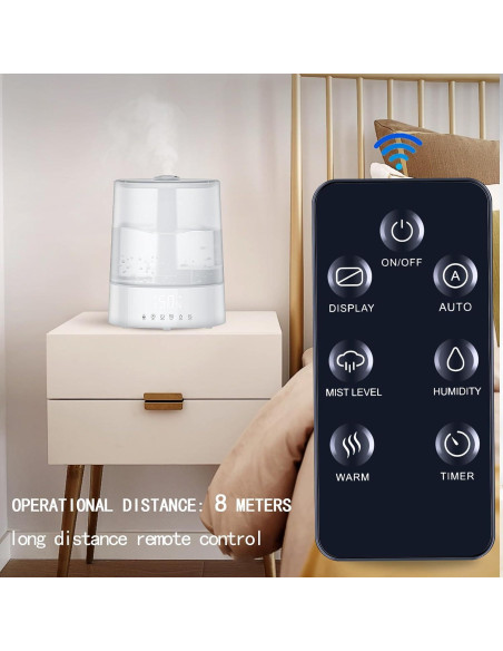 Control Remoto Reemplazo Humidificador Ultrasonico LEVOIT LV600HH