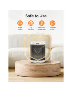 Calentador de Espacio Eléctrico Pereysi PTC-SH009 1500W Blanco 2