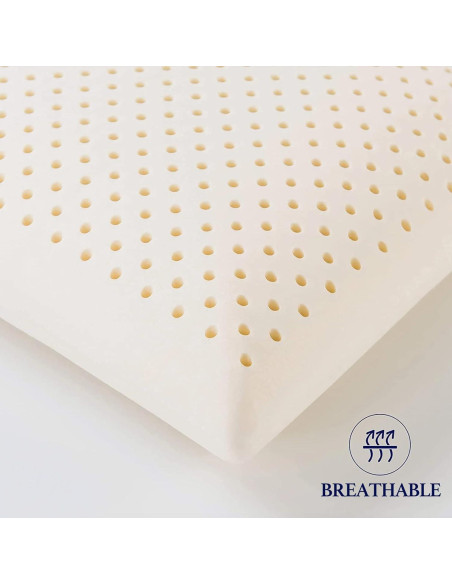 Almohada de Láttex Natural JOTOM Queen Suave y Transpirable Almohada de Láttex Natural JOTOM Queen Suave y Transpirable