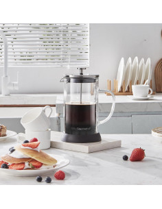 Prensa Francesa Elite Gourmet FP1223X 1L Vidrio Aislado 2