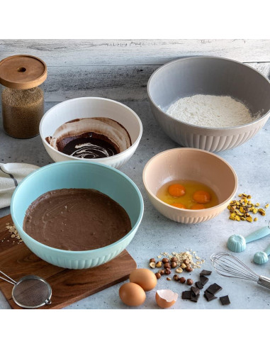 Juego de Cuencos Mezcla y Servicio Nordic Ware 8 Piezas