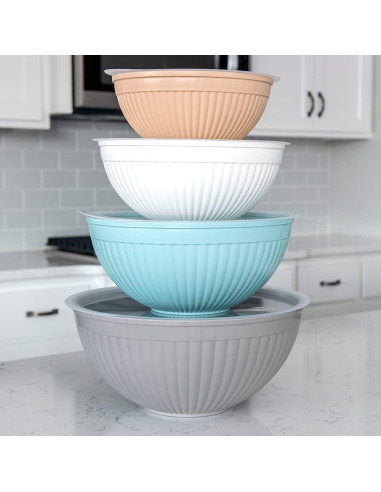 Juego de Cuencos Mezcla y Servicio Nordic Ware 8 Piezas