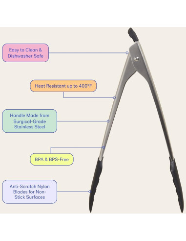 Pinzas de Cocina GIR Ultimate de Acero Inoxidable 30.48cm