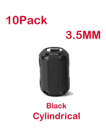 10 Clips de Anillo de Ferrita UCCKEYI Filtro de Ruido RFI EMI