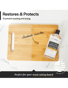 Aceite Mineral Grado Alimenticio Trece Chefs 355ml para Tablas de Cortar 2