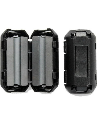 10 Clips de Anillo de Ferrita UCCKEYI Filtro de Ruido RFI EMI