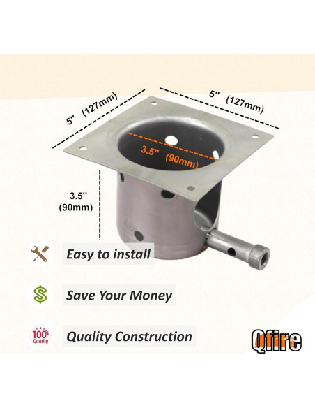 Repuesto Hot Rod y Firepot Traeger Pro 575/780 - Kit DC Combo