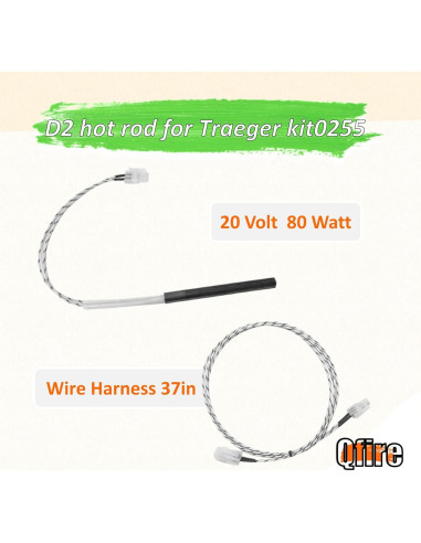 Repuesto Hot Rod y Firepot Traeger Pro 575/780 - Kit DC Combo