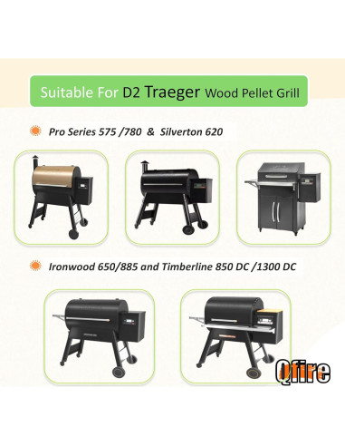 Repuesto Hot Rod y Firepot Traeger Pro 575/780 - Kit DC Combo