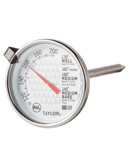 Termómetro de Cocina Taylor Leave-In Acero Inoxidable 5.08 cm