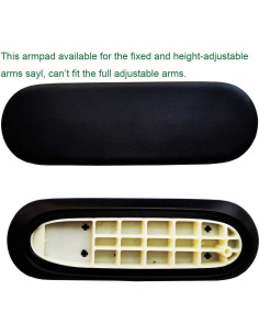 Almohadillas para Brazos Silla Oficina Herman Miller Sayl Negro 2