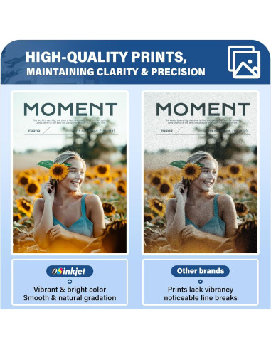 Botellas de Recarga de Tinta 502 Osinkjet Paquete de 4