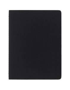 Cuaderno Moleskine Cahier Tapa Blanda Grande Rayado Negro Rojo 2