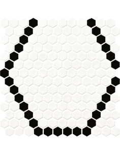 Azulejo de Porcelana Mate MSI Patrón Colmena 30.48x30.48 cm 2