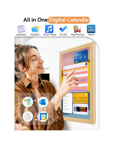 Calendario Digital de Pared Homlab 21.5" HD Inteligente