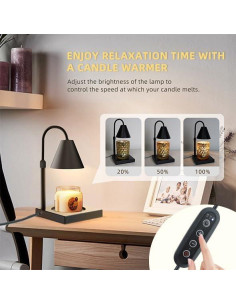 Lámpara Calentadora de Velas LALISU con Regulador y Temporizador 2