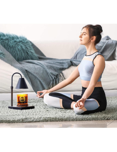 Lámpara Calentadora de Velas LALISU con Regulador y Temporizador