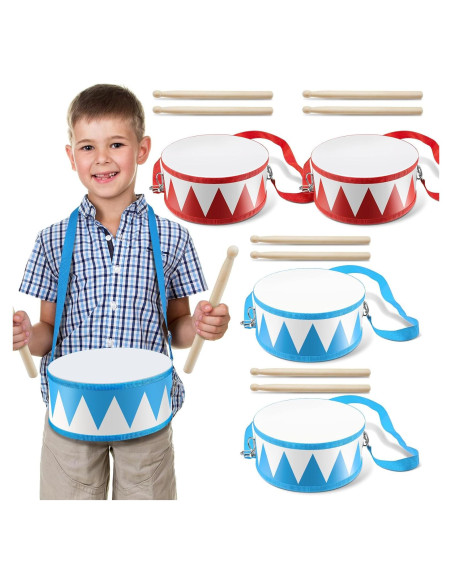 Set de Batería Infantil Boao 2 Piezas con Baquetas - Bandera