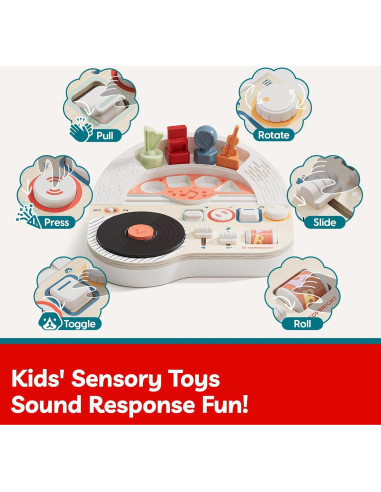 Tablero Musical Sensorial Montessori TOP BRIGHT 14 Actividades