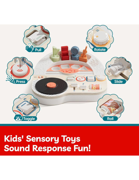 Tablero Musical Sensorial Montessori TOP BRIGHT 14 Actividades Tablero Musical Sensorial Montessori TOP BRIGHT 14 Actividades