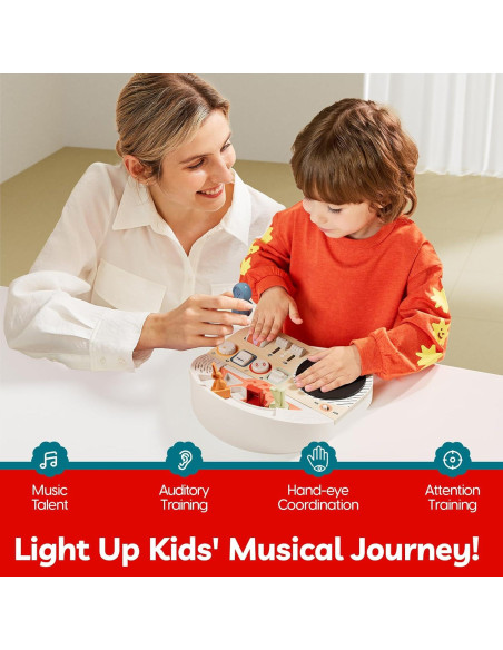 Tablero Musical Sensorial Montessori TOP BRIGHT 14 Actividades Tablero Musical Sensorial Montessori TOP BRIGHT 14 Actividades
