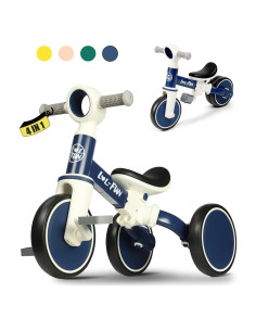 Triciclo de Equilibrio LOL-FUN 4 en 1 para Bebés 1-4 Años