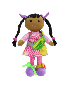 Muñeca Educativa Linzy Toys 40.64 cm Piel Oscura Interactiva