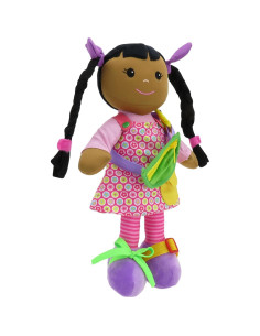 Muñeca Educativa Linzy Toys 40.64 cm Piel Oscura Interactiva 2