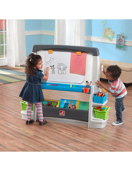 Caballete de Arte Jumbo Step2 Doble Cara para Niños 3-8 Años