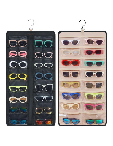 Organizador de Gafas Colgante BAGSMART 32 Ranuras Negro
