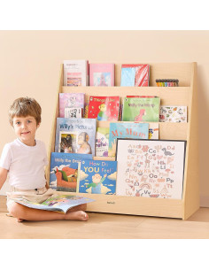 Estantería Montessori Bateso de Madera para Niños - 4 Estantes 2