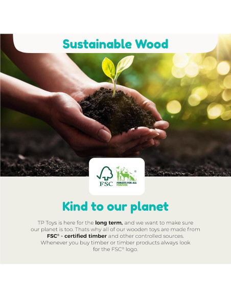 Cocina de barro de madera TP Toys Junior Cook - 55x33x88 cm