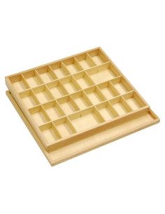 Caja Alfabeto Móvil en Minúsculas Montessori - Madera No Tóxica