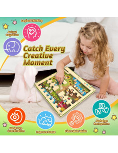 Laberinto Magnético de Alfabeto JOY SPOT! 20x17 cm para Niños 2