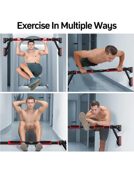 Barra de Dominadas Iwondgym Ajustable 400 kg Sin Tornillos