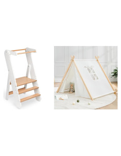 Escalera Multiusos para Niños Comfy Cubs con Carpa de Juego