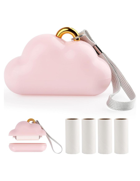 Rodillo de Pelusa Mini Nube Rosa Sopoloray Reutilizable 76g Rodillo de Pelusa Mini Nube Rosa Sopoloray Reutilizable 76g