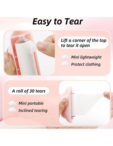 Rodillo de Pelusa Mini Nube Rosa Sopoloray Reutilizable 76g