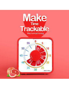 Temporizador Visual Mecánico Secura 19 cm para Niños 2