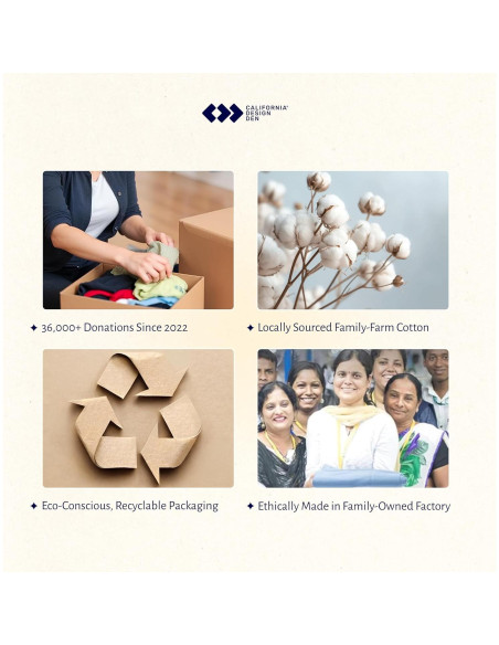 Conjunto de Sábanas Twin California Design Den 100% Algodón Orgánico