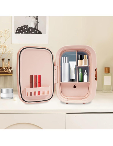 Refrigerador Cosmético Headery 12L Rosa Control Digital