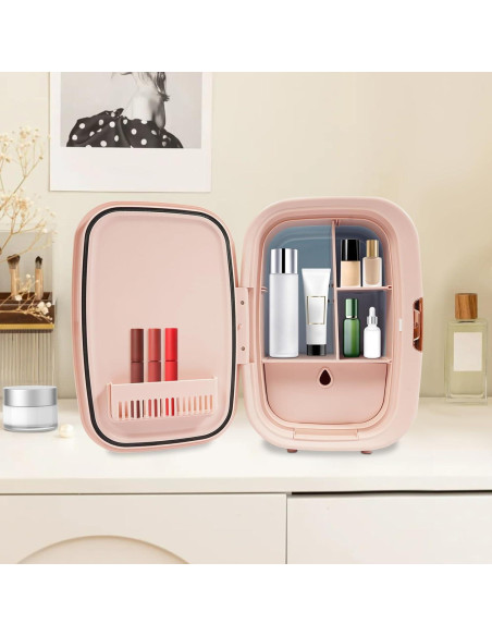 Refrigerador Cosmético Headery 12L Rosa Control Digital Refrigerador Cosmético Headery 12L Rosa Control Digital