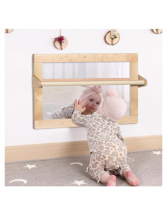 Espejo de Seguridad Montessori KRAND 40x60cm Natural