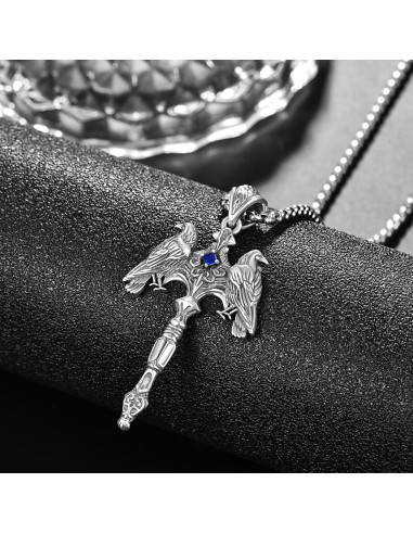 Collar Mjolnir Vikingo Ruichicoo Plata 925 Unisex