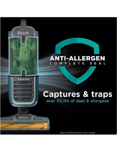 Aspiradora Vertical Shark Rotator ZU55 Anti-Alergénica para Mascotas