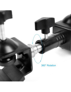 Soporte Doble en C de Metal Alta Resistencia para Trípode 2