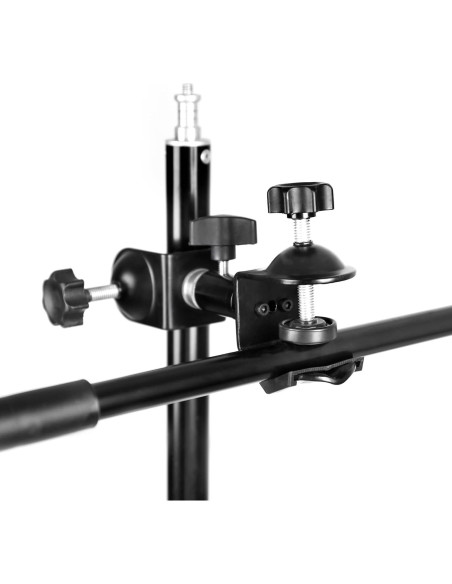 Soporte Doble en C de Metal Alta Resistencia para Trípode