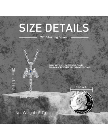 Collar Mjolnir Vikingo Ruichicoo Plata 925 Unisex