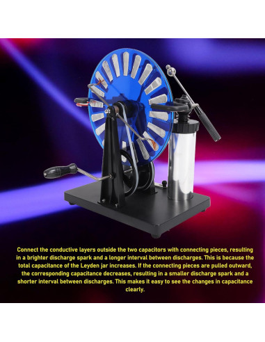 Motor de Inducción Electroestática Genérico con Manivela PVC